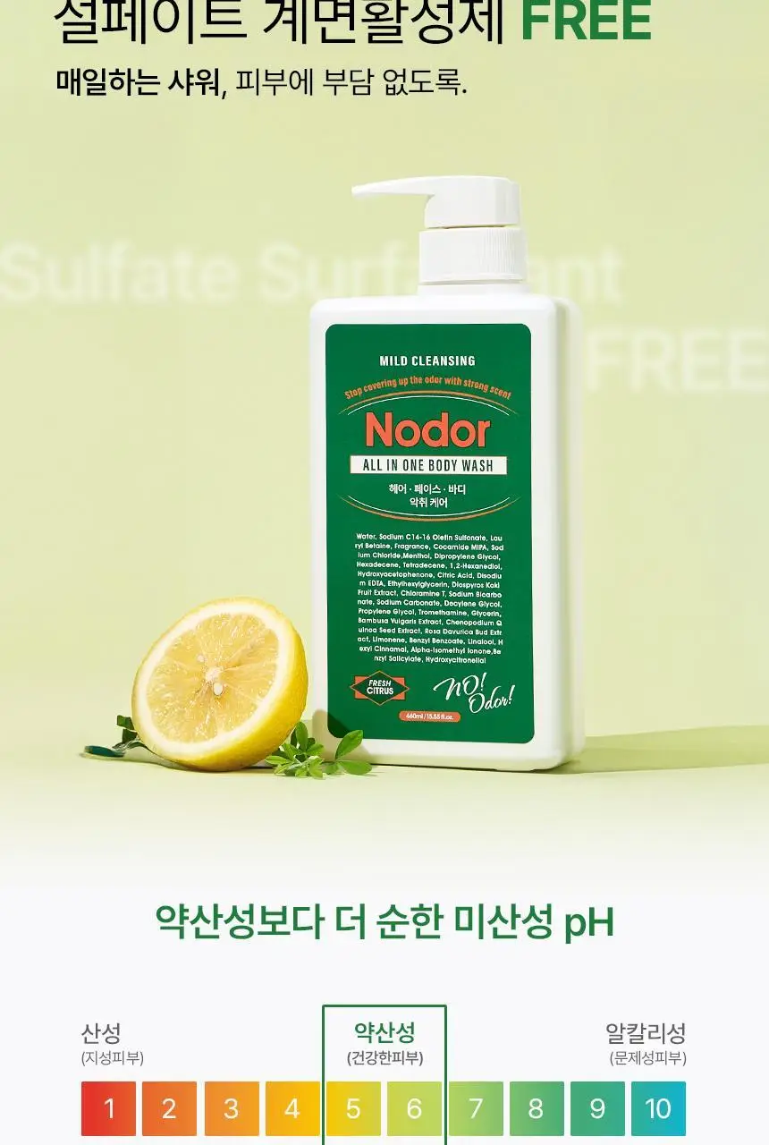 [1위 올인원 바디워시] 노도르 바디워시 460ml 3종 택 1 (올인원 / 아크네 / 모이스춰) 상세페이지 43